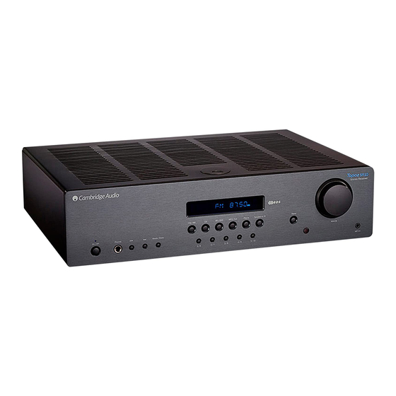 Cambridge Audio SR10 Stereo Receiver - weboptimizers testing