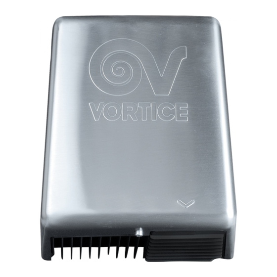 Vortice OPTIMAL DRY Instruction Booklet