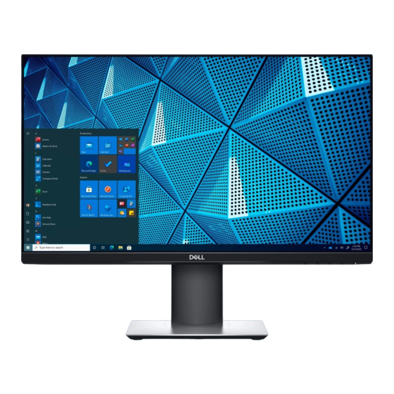 Dellmeco P2319H Simplified Service Manual