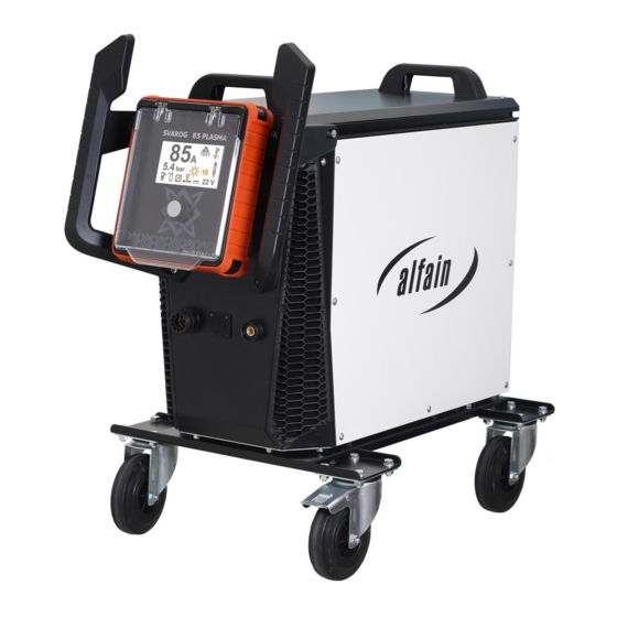 User Manuals: Alfain SVAROG 85 PLASMA Cutting Machine