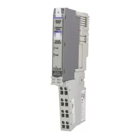 ProSoft Technology ILX34-MBS485 User Manual