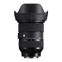 Sigma 24- 70mm F2.8 IF EX DG HSM User Manual