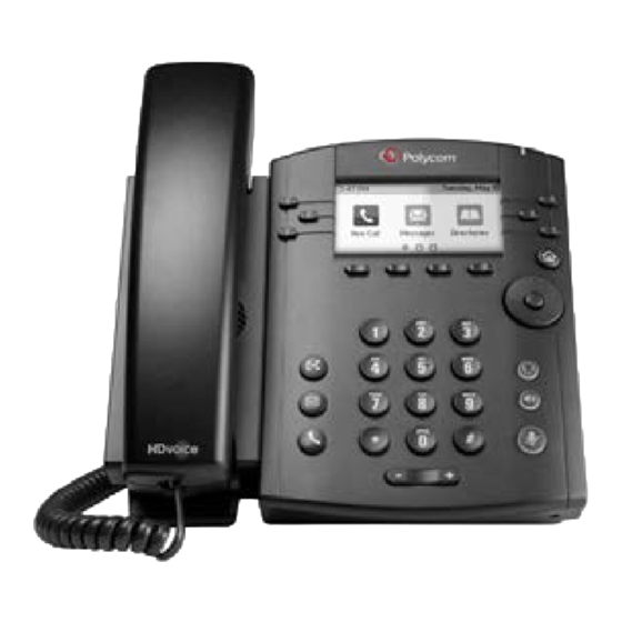AT&T Polycom VVX 300 Series Quick Reference