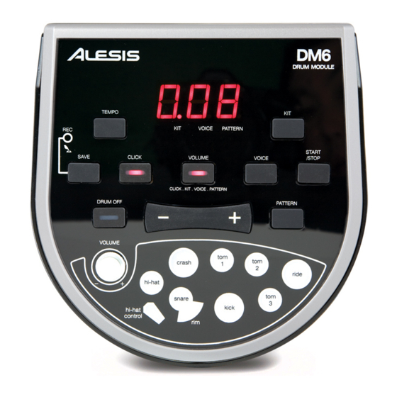 Alesis DM6 Drum Module User Guide