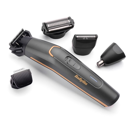 BaByliss GRAPHITE PRECISION T987U Manual
