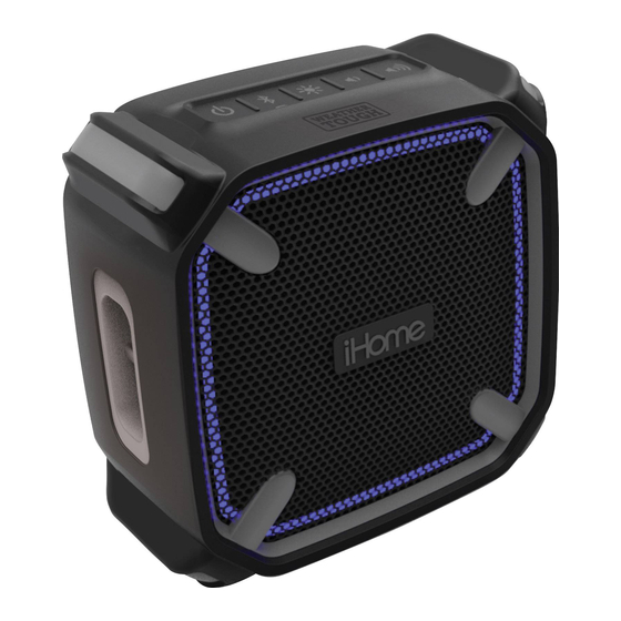 iHome iBT371 Quick Start Manual