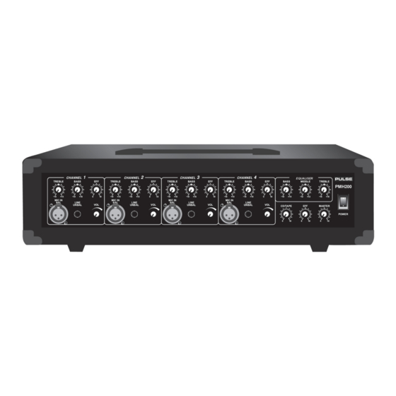 Pulse PMH200 User Instructions