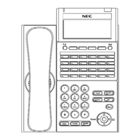 NEC DT330 User Manual