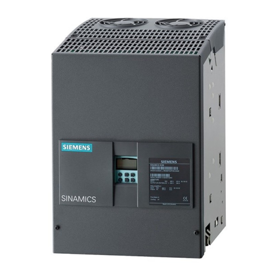 Siemens SINAMICS DCM 6RA80 DC Converter Manuals