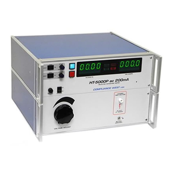 Compliance West HT-5000P ac/dc 200mA Instruction Manual
