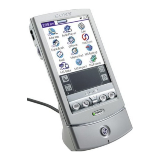 Sony CLIE PEG-N710C User Manual