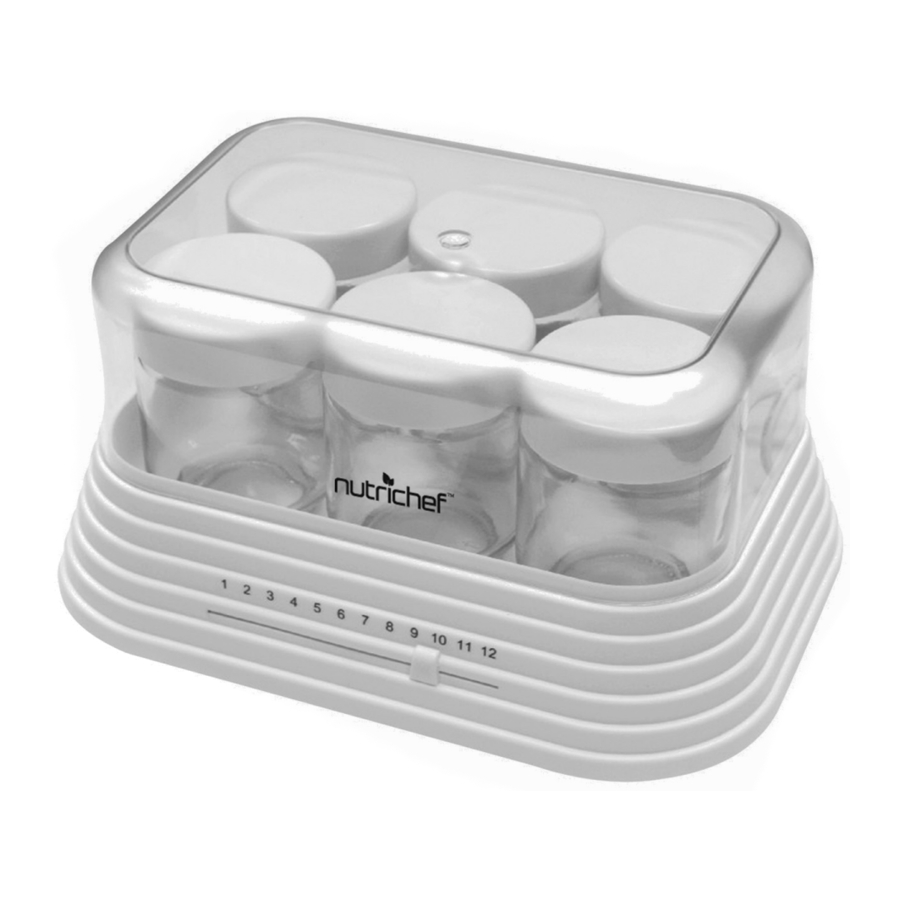 NUTRICHEF PKYM18 - Yogurt Maker Manual