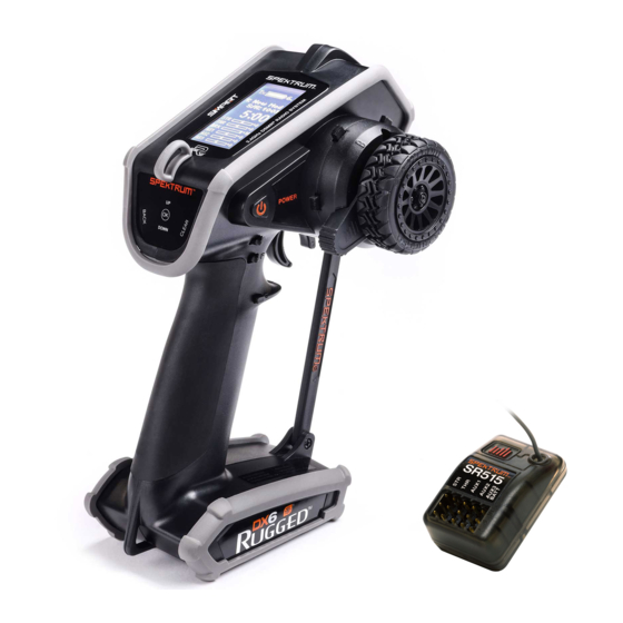Horizon Hobby SPEKTRUM RUGGED DX6 Instruction Manual