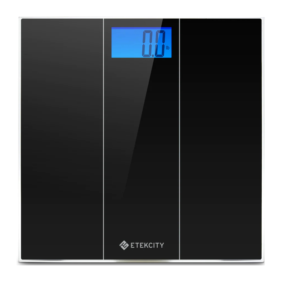 Etekcity EB4074S - Digital Body Weight Scale Manual