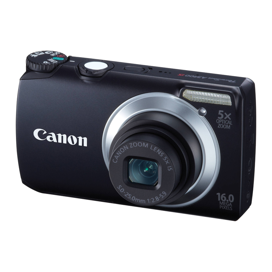 Canon PowerShot A3300 IS Manuals