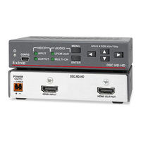 Extron electronics DSC HD-HD User Manual