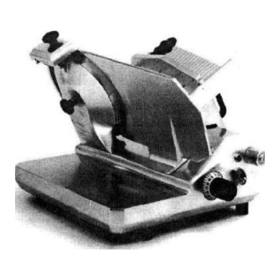 General SM 12 Kitchen Food Slicer Manuals