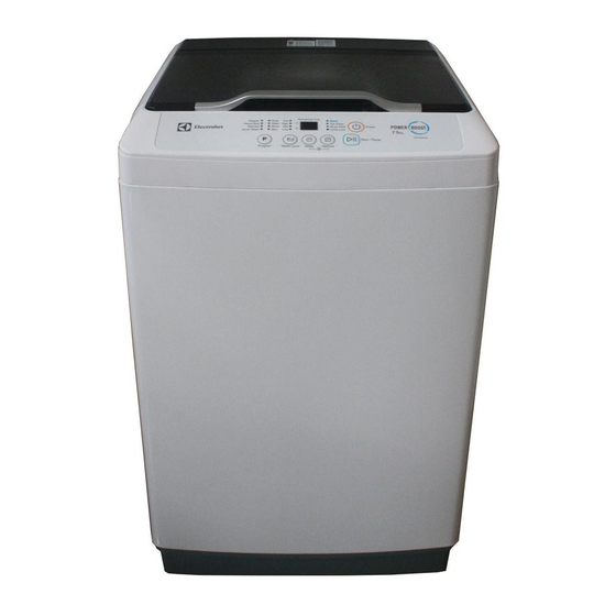 Electrolux EWT654XW Installation Instructions