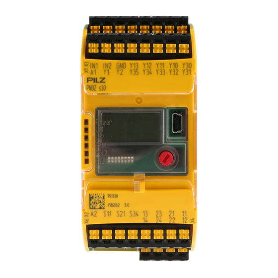 Pilz PNOZ s30 Operating Manual