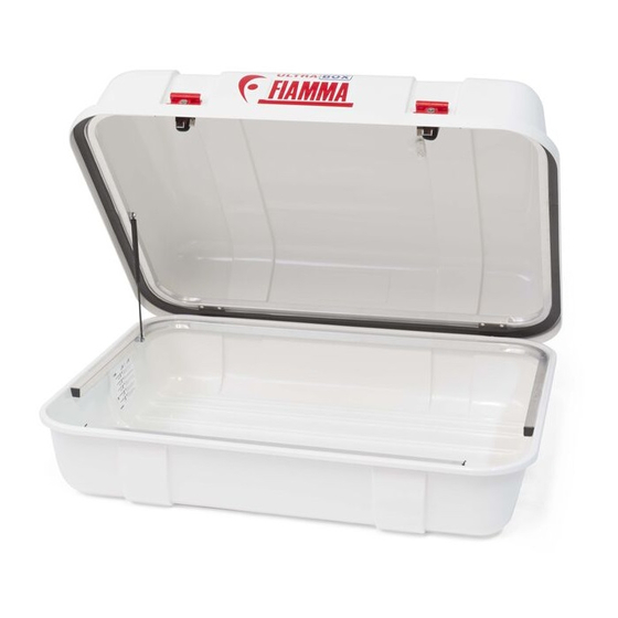 Fiamma Ultra-Box Series Installation And Use Instructions Manual