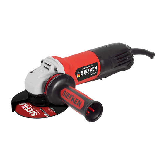 Siefken GD1020 Instructions For Use Manual