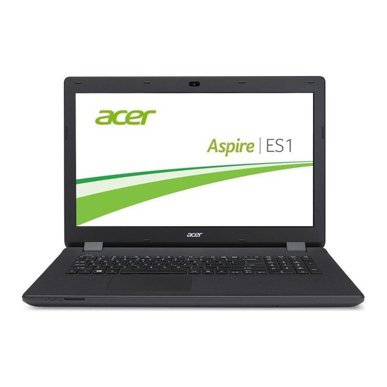 Acer Aspire ES 14 Manuals