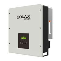 SolaX Power Xl-7.0-T-N User Manual