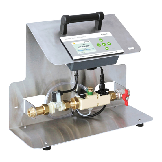 Grunbeck desaliQ basic filling module Operation Manual