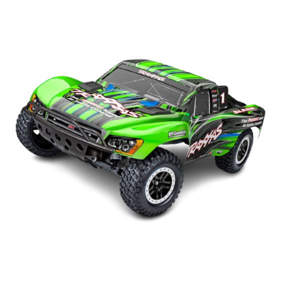 Traxxas Slash 1:10 2WD RTR BL-2S Manual