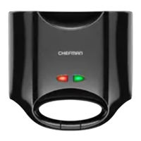 Chefman PORTABLE SANDWICH Maker+ User Manual