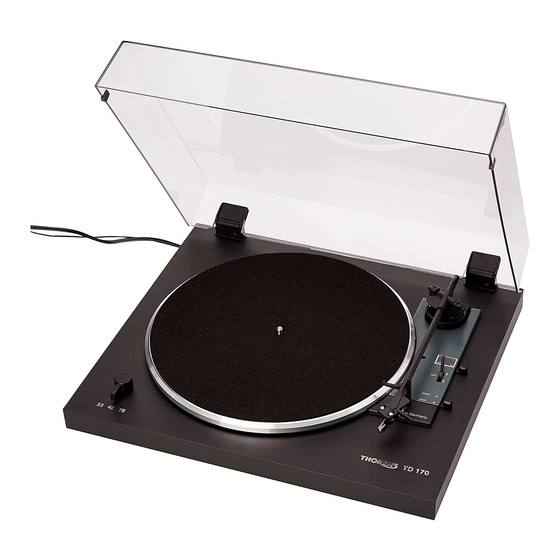 THORENS TD 170-1 Instruction Manual