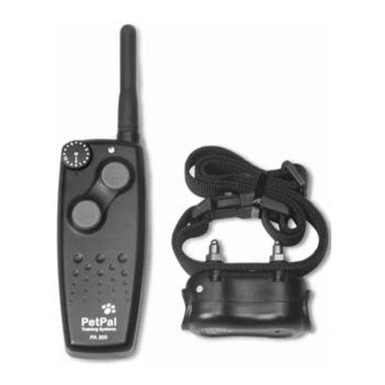 PetPal PA 300 Owner's Manual