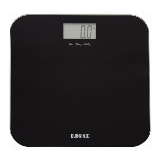 Duronic BS601 Instructions For Use Manual