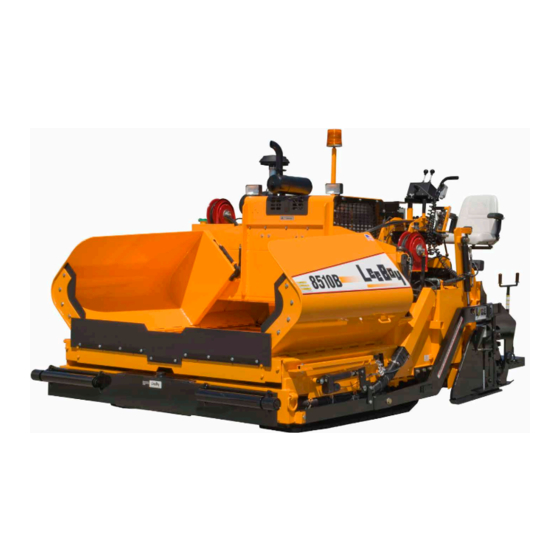 LeeBoy 8510b Operation & Service Manual