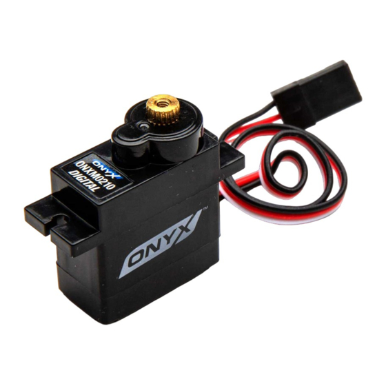 Onyx Servos Series Instruction Manual