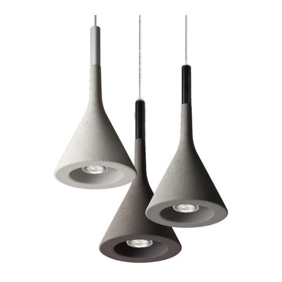 FOSCARINI Lucidi e Pevere Aplomb Outdoor Assembly Instructions Manual