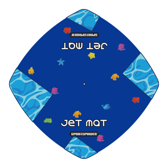 SPORTSPOWER JET MAT MSC-5019 Assembly And Use Instructions