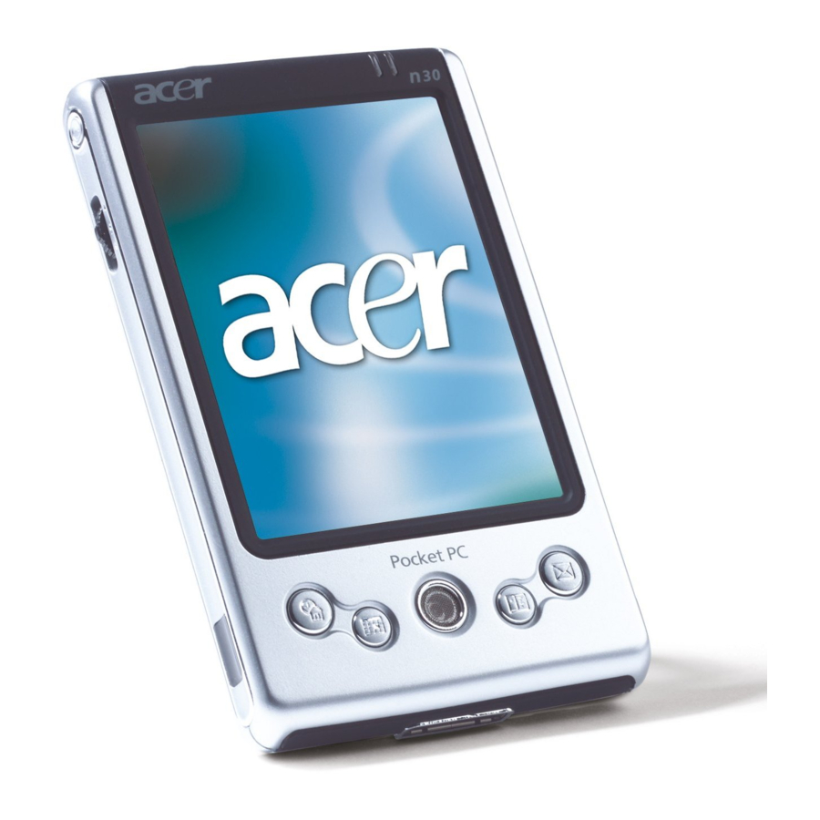 Acer n30 Quick Manual