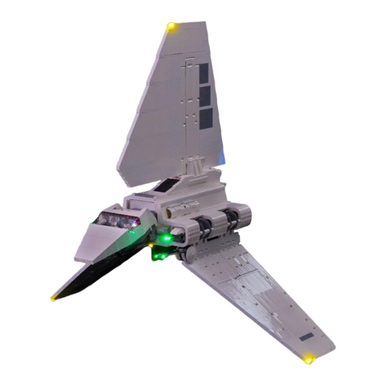 LIGHT MY BRICKS LEGO UCS IMPERIAL SHUTTLE 10212 Installation Manual