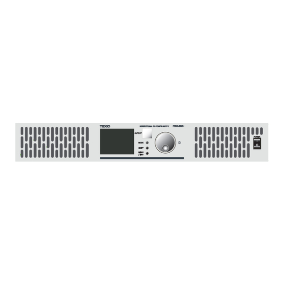TEXIO PBW Series User Manual