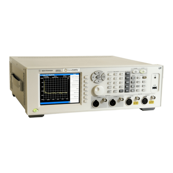 Keysight U8903A Quick Start Manual