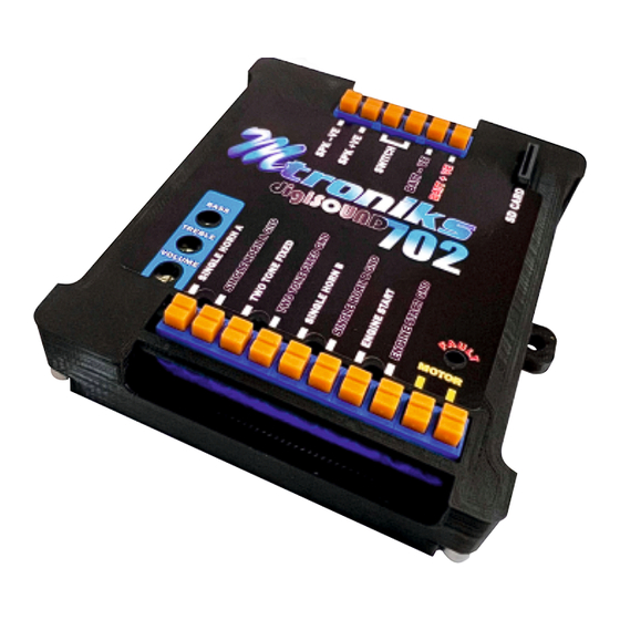 Mtroniks digiSOUND702 Manual