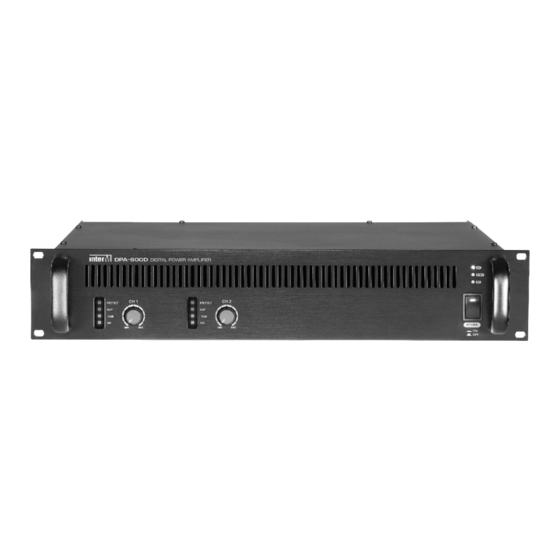Inter-m DPA-300D Channel Power Amplifier Manuals