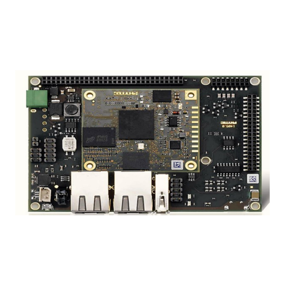 Phytec phyBOARD WEGA-AM335x Hardware Manual