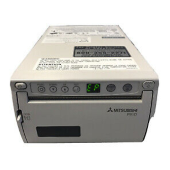 Mitsubishi P91DW Operation Manual