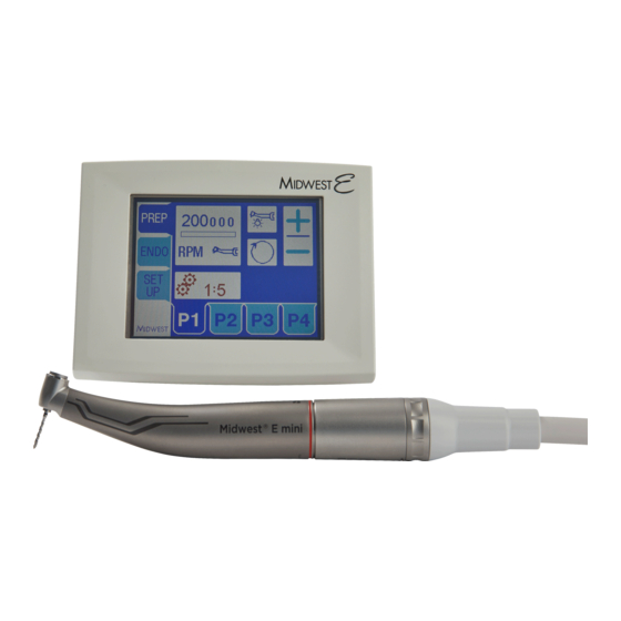 DENTSPLY Midwest E Directions For Use Manual
