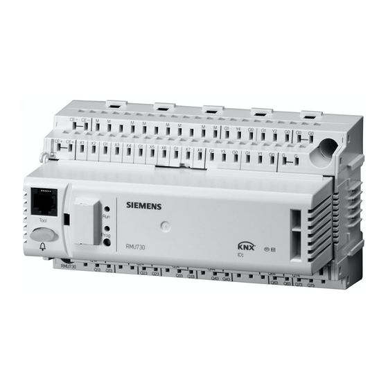 Siemens Synco 700 Series Basic Documentation