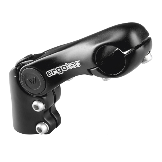 ERGOTEC KOBRA VARIO Assembly And Safety Instructions