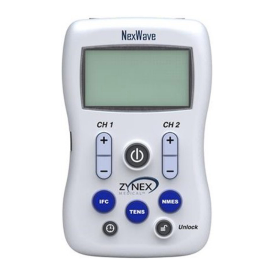 Zynex Medical NexWave User Manual