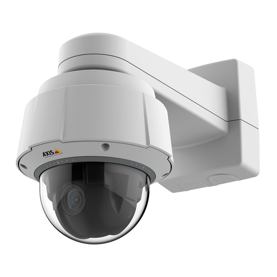 Axis Q60-E Series Installation Manual